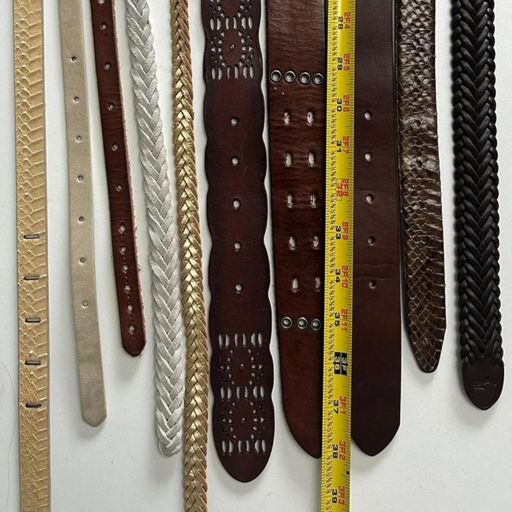 Anthropologie Ralph Lauren Lucky Brand  Via Spiga  Vintage Belt Collection Lot - Picture 8 of 8